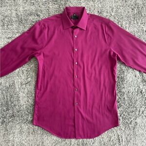 Men’s Alfani Shirt, Button Front, Wrinkle Resistant, Size Medium